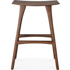 Ethnicraft Osso Brown Bar Stool 26.4"