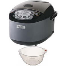 Zojirushi - 10 Cup (Uncooked) Automatic Rice Cooker & Warmer - Metallic Gray