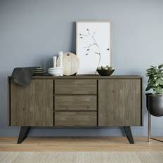 WyndenHall Mitchell Distressed Grey Sideboard 60x30"