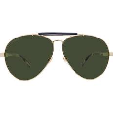 Gucci Unisex Sunglasses Gucci Green Pilot GG1287S 003 61