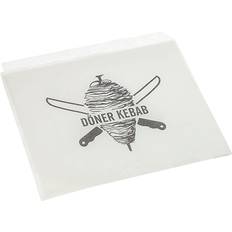 Geschenkverpackungen & Geschenktüten Papstar döner kebab tüten weiss