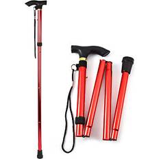 Pets iMounTEK cane aluminum alloy walking stick adjustable folding travel