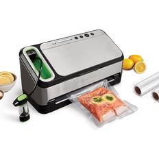 Hamilton Beach NutriFresh Black and Silver Food Vacuum Sealer with 2-Roll  Storage and Starter Kit 78218 - The Home Depot