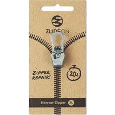 Bomull Datavesker ZlideOn Narrow Zipper XL, Silver, XL