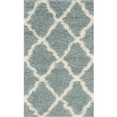 Safavieh Dallas Shag Beige, Blau 91.4x152.4cm