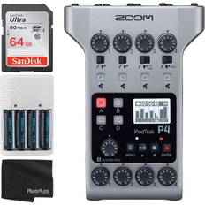 Voice Recorders & Handheld Music Recorders Zoom, PodTrak P4 64GB