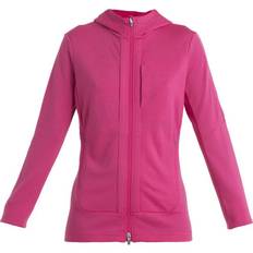 Icebreaker Quantum Hooded Sweatshirt - Tempo/Electron Pink