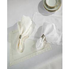 Doric Linen Place Mat White (50.8x35.6)