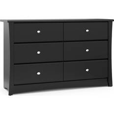 Chest of Drawers Storkcraft Crescent Black Chest of Drawer 53.4x33.3"