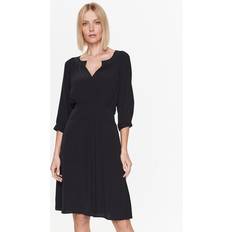 United Colors of Benetton Damen 43a0dv02y Kleid, Schwarz 100