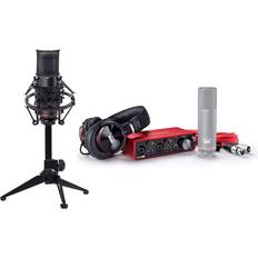 Focusrite SCARLETT 2I2 STUDIO 3rd Gen Interface Mic Headphones Stand and Pop Filter