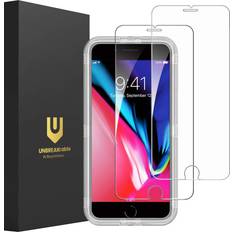Unbreakcable iPhone 8 Plus Screen Protector iPhone 7 Plus Screen Protector [2-Pack] Double Defense Series Premium Tempered Glass Screen Protector for iPhone 8 Plus/ 7 Plus 5.5 Inch