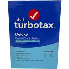 Intuit Office Software Intuit Turbotax Desktop Deluxe 2020