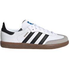 Sport Shoes Adidas Kid's Samba AG - Cloud White/Core Black/Gum