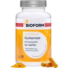 Bioform gurkemeie m/vitamin K2 120kap