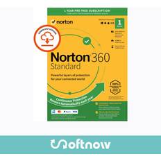 Norton Office-Programm Norton 360 standard, kontinuierlicher schutz, 1-gerät 1-jahr inkl.10gb, key