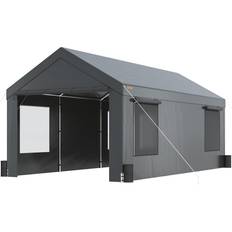 Metall Carports VEVOR Garage Tent 180 g/m² (Gebäudefläche ), Anbau