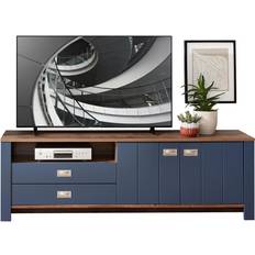 Braun Fernsehschränke Innostyle MID.YOU LOWBOARD Blau Fernsehschrank