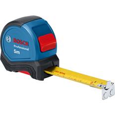 Bosch Maßbänder Bosch Professional 5 Einhandbedienung, Gürtelklemme, Magnethaken, 2 Stopp-Tasten, Amazon Exklusiv Maßband