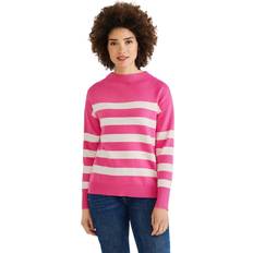 Street One Pullover mit Stehkragen Pink