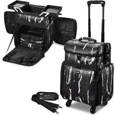 Luggage BYOOTIQUE Soft Sided Rolling Train Case Organizer