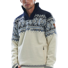 Dale of Norway Vail Wool Windbreaker Sweater - White