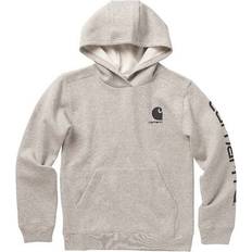 Carhartt Boy's L/S Graphic Hoodie - Heather Grey (CA6272-H01)