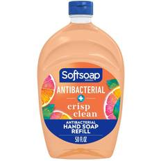 Refill Hand Washes Softsoap Antibacterial Liquid Hand Soap Refill Crisp Clean 50fl oz
