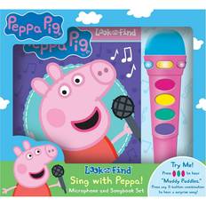 Toy Microphones Pikids Peppa Pig Sing with Peppa! Look & Find Microphone & Songbook Set