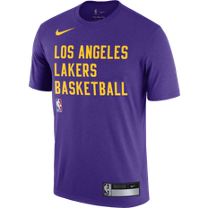 Nike Los Angeles Lakers Kurzarm-Übungs-T-Shirt – Herren