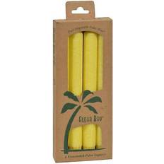 Aloha Bay 9 inch taper yellow; 4 Candle