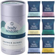 Jars Bath Bombs Body Restore Bloom Shower Steamers Spring Botanical Mix 6-pack