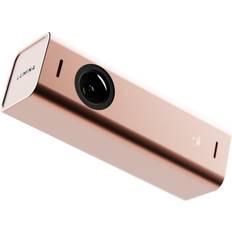 Mics Lumina Lumina 4K Webcam Powered By AI. DSLR Quality Dual Mics For Mac And PC Rose Gold