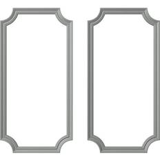 Wall & Chair Rail Mouldings Ekena Millwork Unfinished Polyurethane Panel Moulding Kit Double Panel