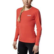 Dame - Røde Undertrøyer Swix Pace NTS LS Baselayer Top W