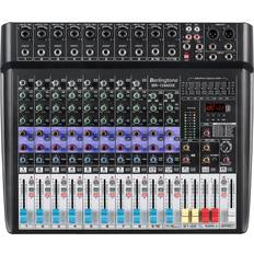 Pyle Pro 12-Channel Bluetooth Studio Mixer and DJ Controller Audio Mixing  Console System