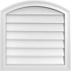 Window Sills Ekena Millwork Arch Top Surface Mount PVC Gable Vent: Functional with Brickmould Timber Window Sill