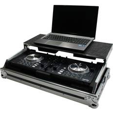 RockJam Portable DJ Laptop Stand With Adjustable Height, Anti-Slip Design,  Works for Laptops, Controllers and CD players