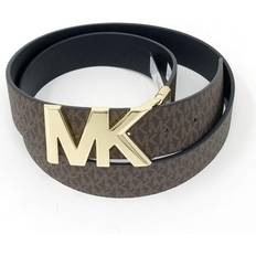 Michael Kors Women Belts Michael Kors Womens Mk Logo Reversible Belt Brown/Black