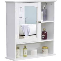 Bathroom Mirror Cabinets Homcom kleankin Bathroom Medicine Cabinet