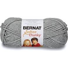 Bernat Softee Chunky Yarn Grey Ragg