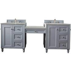 Brown Dressing Tables James Martin Vanities Copper Cove Encore Grey Dressing Table