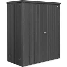 Biohort Sheds Biohort Locker 150 71.8 H Dark Gray Steel Outdoor Storage Cabinet with Floor Kit (Building Area )