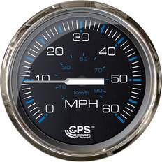 Speed Alerts Faria 33749 Chesepeake Black SS 4 INCH Speedometer GPS