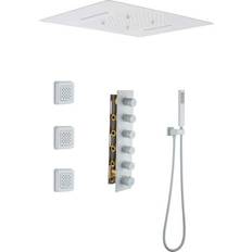 Without Shower Systems Casainc 4-Spray Dual Shower