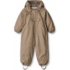 Velcro Schneeoveralls Wheat Evig Winter Suit - Dry Grey Houses (8073i-977-0227)