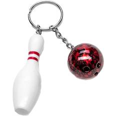 Hvite Nøkkelringer Gadget Master Nøkkelring Bowling