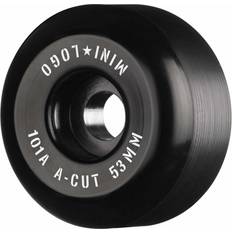 Skateboard mini Mini Logo Skateboard Hjul A-cut 53mm 101A Svart 4-pak