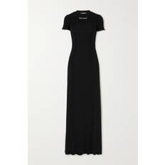 Palm Angels Black Open Back Maxi Dress