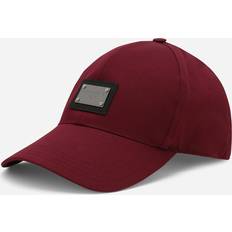 Dolce & Gabbana Red Caps Dolce & Gabbana Cotton Baseball Cap With Logo Tag